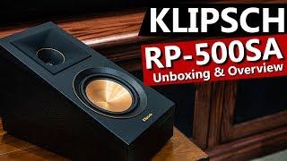 Klipsch RP-500SA Elevation Atmos Speakers - Unboxing and Overview