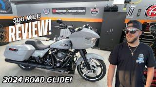 2024 HARLEY DAVIDSON ROAD GLIDE - 500 MILE REVIEW *BLOWN AWAY*