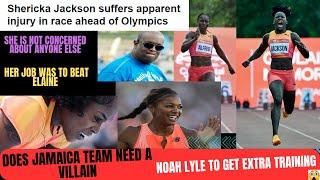 SHERICKA JACKSON MIGHT NOT BE OUR SUREST MEDAL ANYMORE INJURY MIGHT BE OUR MAIN CHALLENGER