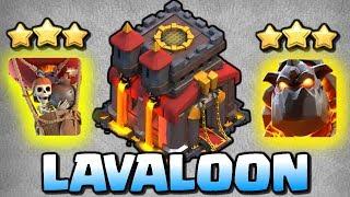 The INVINCIBLE LAVALOON in Clash of Clans  TH10 Attack Strategy