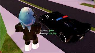 Bounty Hunting in Criminal Dominated Servers  Roblox Jailbreak