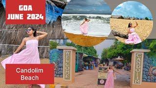 Goa Vlog Part -1  Goa Candolim Beach Goa In June 2024