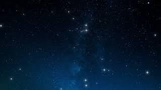 Background for video  Night Sky  Falling Star  Twinkling Star  Loop  No Copyright