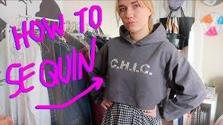 HOW TO APPLY SEQUINS + Ashish inspired DIY