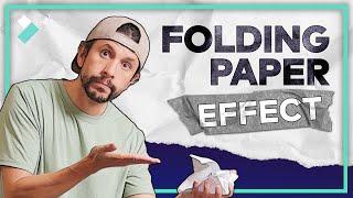 Easy ANIMATED Folding Paper Effect   Wondershare Filmora 13