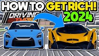 *NEW* HOW TO GET RICH In Driving Empire  FASTEST GRINDING METHODS 2024  Roblox