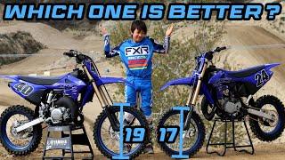 2022 Yamaha YZ85 - Large wheel versus small wheel - How to choose