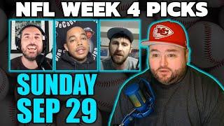 Live NFL Week 4 Bets With Kyle Kirms Sunday Picks September 29