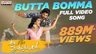 ButtaBomma Full Video Song 4K  #AlaVaikunthapurramuloo  Allu Arjun  Thaman S  Armaan Malik