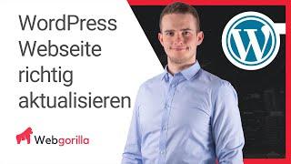 WordPress Webseite richtig aktualisieren