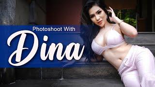 Photoshoot with DINA  MOdel cantik ini bener bener istimewa baik hati dan selalu kocak