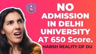 No admission at Delhi University even after scoring 650 marks in cuet 2023  DU admissions Phase 2