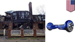 Hoverboard spowodował pożar domu za 4 miliony złotych