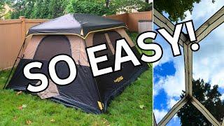 HUGE Easy Setup Tent  Fanttik Zeta C6 Pro Max Instant Cabin Demo + Review