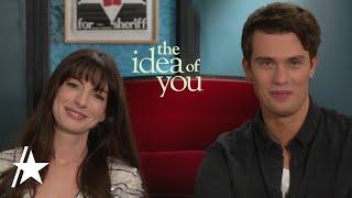 Anne Hathaway & Nicholas Galitzine Talk Romance Scenes In The Idea Of You