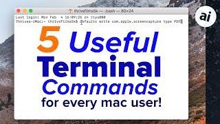 5 Terminal Commands EVERY Mac User Should Know