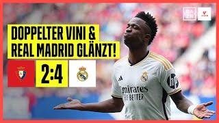 Vini schnürt Doppelpack & Güler haut Knaller raus Osasuna - Real Madrid 24  La Liga  DAZN