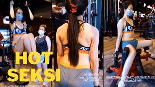 Natasha Wilona HOT SEKSI GYM FITNES SALFOK