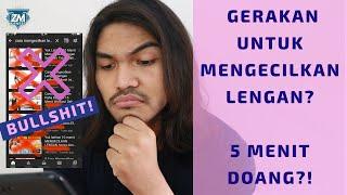 CARA MENGECILKAN DAN MENGENCANGKAN LENGAN DENGAN BENAR