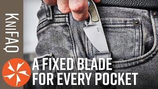 KnifeCenter FAQ #137 Is That A Fixed Blade In Your Pocket?