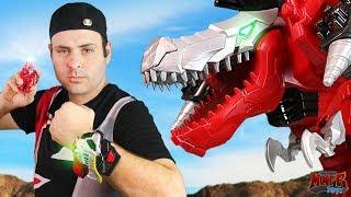 Epic Ryusoulger Dino Knights Toy Review & Animation Power Rangers Dino Fury 2021