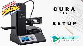 SETUP  Cura Fix  - MONOPRICE Mini V2