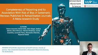 Completeness of Reporting and Risk of Bias in Systematic Reviews in Rehabilitation Journals