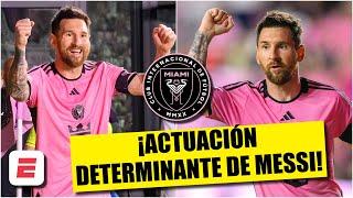 LIONEL MESSI DE LUJO. Así se vio al argentino en la victoria del INTER MIAMI vs Nashville SC  MLS