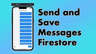 SwiftUI Firebase Chat 11 Send and Save Messages to Firestore