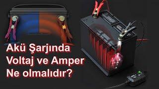 AKÜ ŞARJ VOLTAJI VE AMPERİ NE OLMALIDIR? SÜLFAT KIRMA YAVAŞ ORTA HIZLI AKÜ ŞARJI NEDİR? BÖL-2