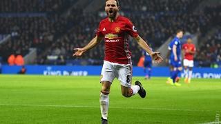 Leicester City 0-3 Manchester United  MKHITARYAN ZLATAN & MATA GOALS WIN IT