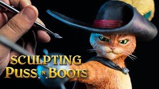 Sculpting PUSS IN BOOTS Timelapse