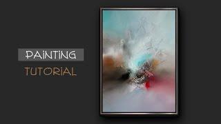 Easy and Unique Texture Creation with 2 Secret Materials  Abstract Acrylic Painting Tutorial