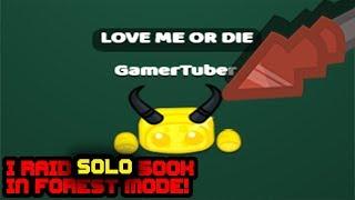 STARVE.IO - HOW TO KILL 500K SOLO?  LOVE ME OR DIE LOL 