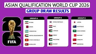 Draw Results FIFA World Cup 2026 Qualification AFC Round 3