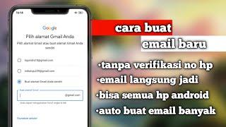 Cara bikin email baru