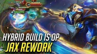 WILD RIFT JAX REWORK HYBRID BUILD IS BROKEN AF