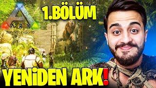 TEKRAR ARKA BAŞLADIK DİNAZORLARLA DOLU DÜNYADA HAYATTA KALABİLECEK MİYİZ? Ark Survival Evolved #1