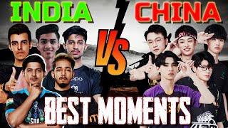 When INDIAN Teams Met CHINESE Teams  Best Moments  PUBG Mobile Esports