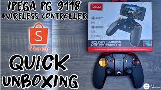 IPEGA PG 9118 Golden Warior Wireless Controller — Gaming Controller Unboxing and Overview