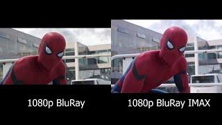 Captain America Civil War BluRay vs Bluray IMAX Comparison