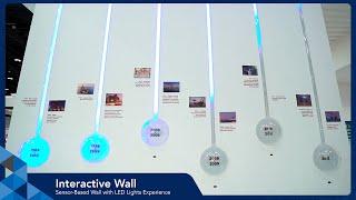 Interactive Wall  Sensor-Based Wall with LED Lights Experience