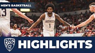 Washington vs.No. 18 Washington State Mens Basketball Highlights  2023-24 Season