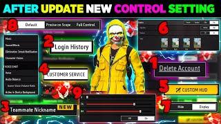 New CONTROL Settings Full Detail 2024 Update  Pro Control Settings  Solve FF  Lagging Issue 