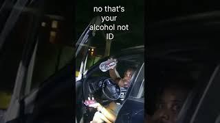 DUI gives Bottle thinks its ID to Police. #cops #dui  #funny funn