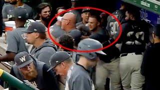 Mackenzie Gore & Nick Senzel get into altercation in Washington dugout   ESPN MLB
