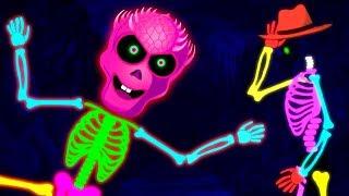 Funny Faces Skeleton Finger Family  Funny Dance and More Nursery Rhymes by Teehee Town