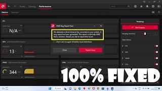 AMD bug report tool - We detected a driver timeout has occured on your system