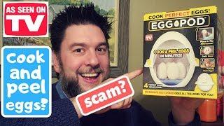  Egg Pod review - take 1 cook and peel your eggs in minutes? As seen on TV  Eggpod 113