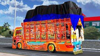 Rilis.... Mod Bussid Truck Canter New Anti Gosip Terpal Gayor Mboiss